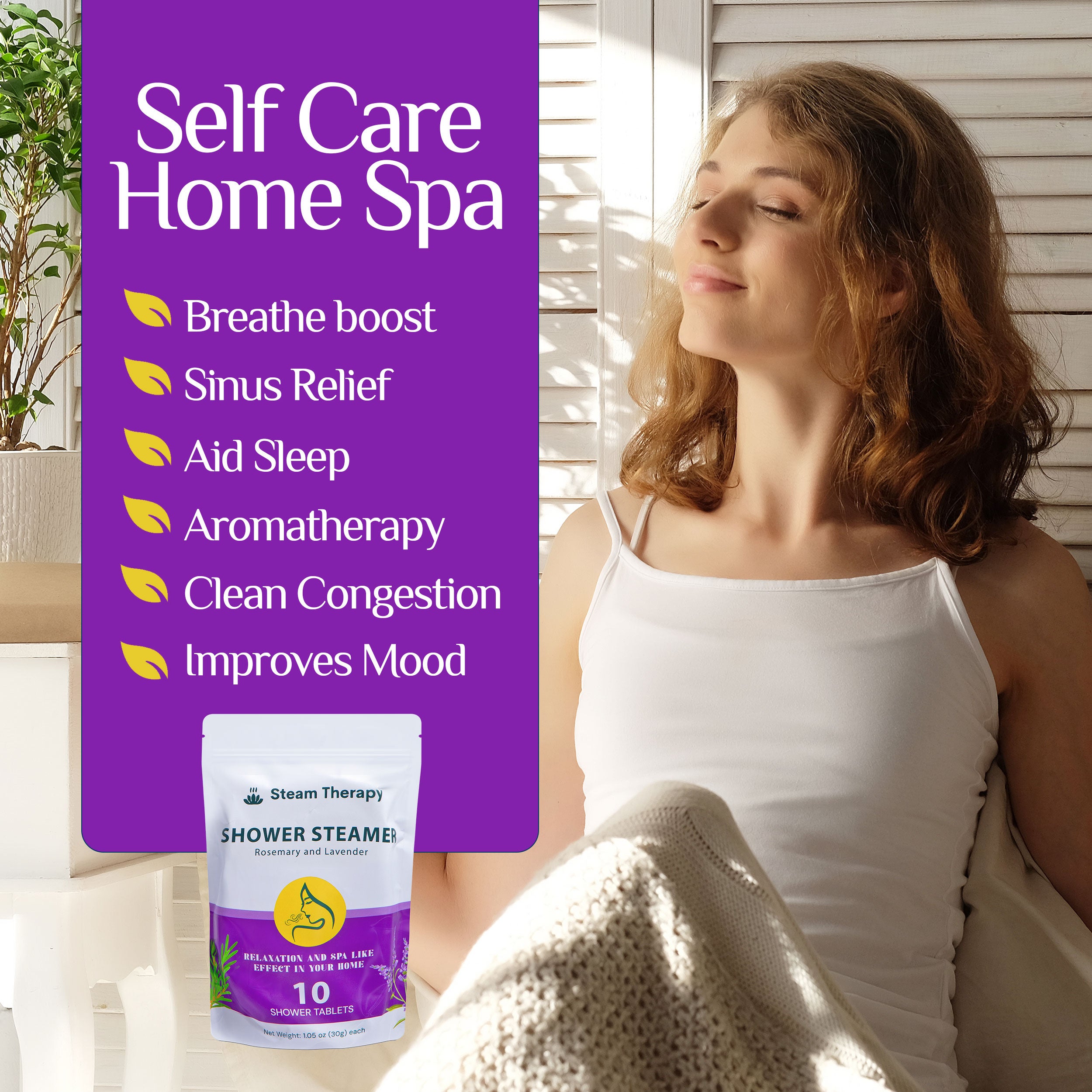 Rosemary and Lavender Shower Steamer
