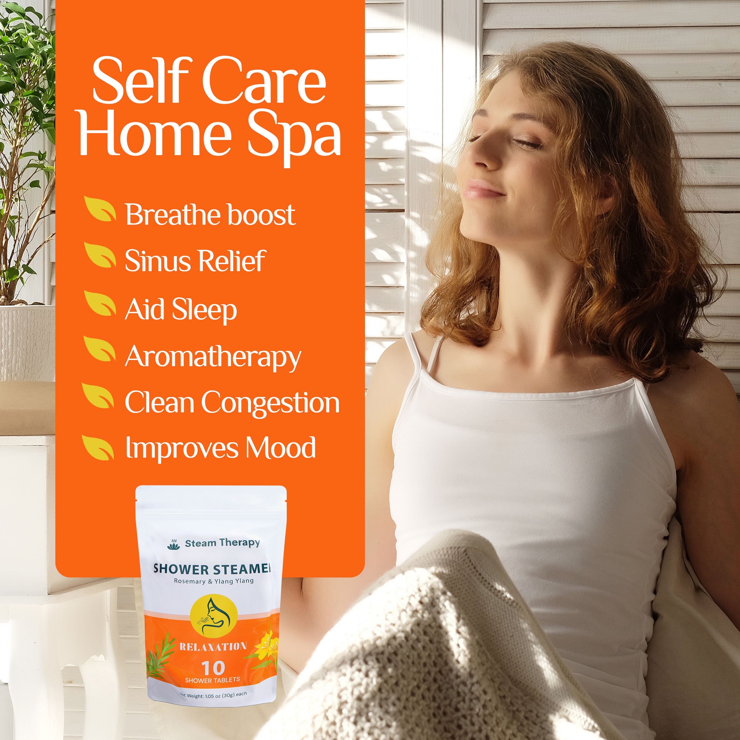 Rosemary and Ylang Ylang Shower Steamer